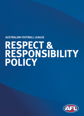 AFL Respect and Responsibility Policy