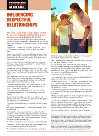 Respectful relationships case study image