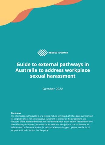 Image of Guide to external pathways in Australia document