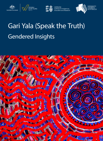 Report cover: Gari Yala (Speak the Truth): Gendered Insights