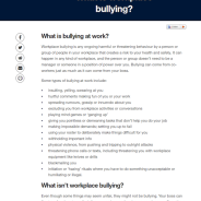 Image of the bullying section on Reach Out website
